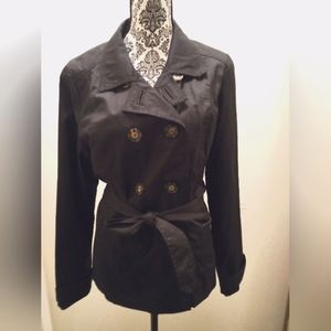 Denim Military Style blue jeans jacket